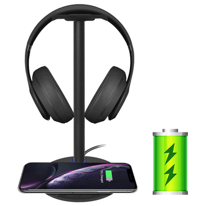 Z8 RGB Headphones Stand Holder Desk Gaming Headset with 2 USB Ports Cool Display Holder Non-Slip Rubber Base for Gamer