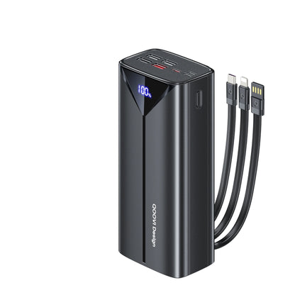 Power Up Anytime: 30000mAh 22.5W Fast Charging Power Bank with Built-In Cable for iPhone, Samsung, Xiaomi and More