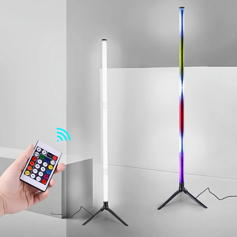 Transform Your Space with the Color-Changing RGB Floor Lamp - Modern Scandinavian Design for Ambient Lighting