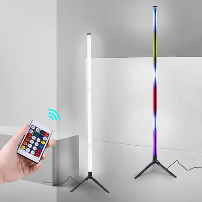 Transform Your Space with the Color-Changing RGB Floor Lamp - Modern Scandinavian Design for Ambient Lighting