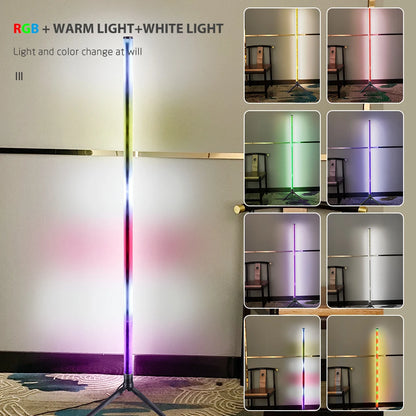 Transform Your Space with the Color-Changing RGB Floor Lamp - Modern Scandinavian Design for Ambient Lighting