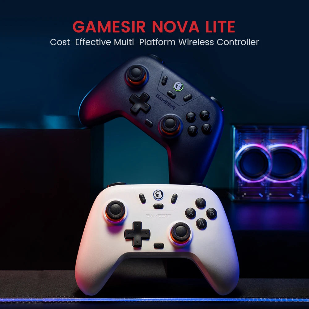 Discover the Ultimate Gaming Experience with the Gamesir Nova Lite Wireless Gamepad Controller - Compatible with Switch, Android, iOS, PC & Steam!